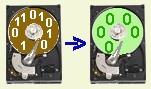 Copy harddrive with access protection by OS