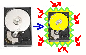 Copy one harddrive to an other, but protect if from being accessed by OS file system